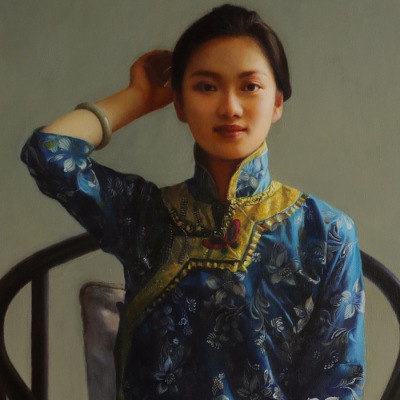 王东升油画作品《大家闺秀》入选美国油画丙烯画协会国际春季在线大奖赛_艺术新闻_王东升个人官方网站(Chinese artist Wang Dong Sheng)